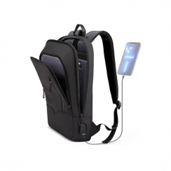 Backpack for Men Business Slim Backpack with USB Charger