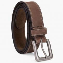 4 bars Narrow Leather Belt for Men